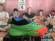 Adidas Basketball Sneakers Green Blue Red