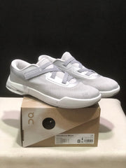 On Cloudnova Moon Sneakers in White and Gray