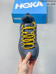 HOKA Tor Summit Low-Top Shoes in Blue and Yellow