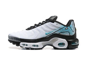 Nike Air Max Plus White and Teal Sneakers