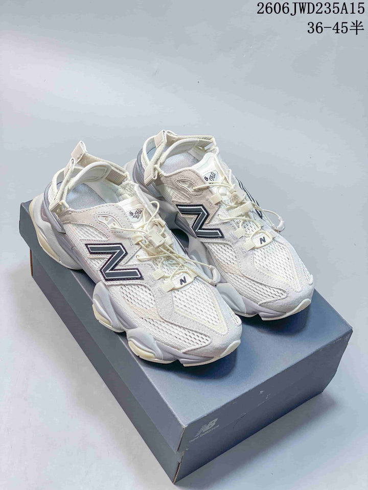 New Balance 9060 Sneakers in White and Gray