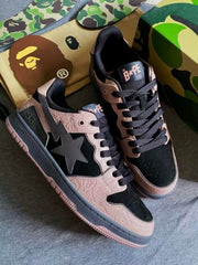 BAPE SK8 Sta Sneakers Black and Pink 1H80-191-016