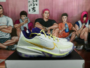 Nike Ariza PE Basketball Sneakers White Purple Yellow
