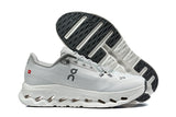 On Cloudmonster 3 Running Shoes in Light Gray