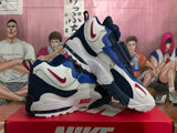 Nike White Blue Red Strap Sneakers