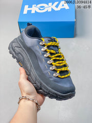 HOKA Tor Summit Low-Top Shoes in Blue and Yellow