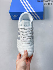 adidas Originals Taekwondo Sneakers, White and Silver