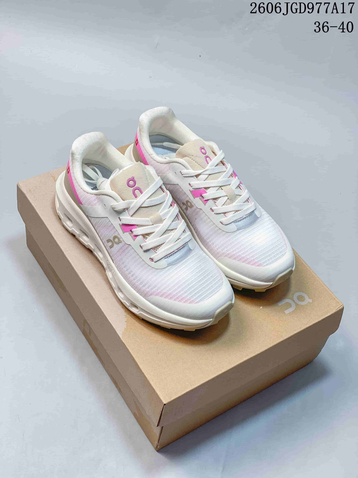 On Cloudvista 2 Trail Running Shoes, White and Pink