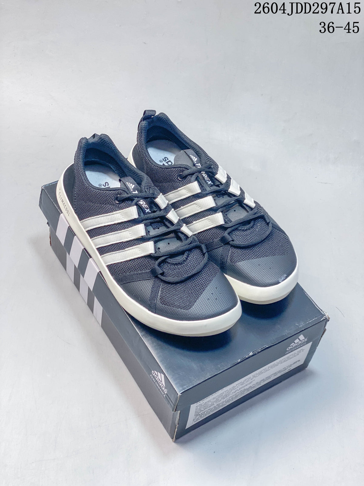 Adidas Terrex CC Boat Water Shoes, Navy and White
