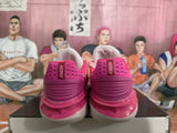 Nike Basketball Sneakers Pink and White Breast Cancer Style