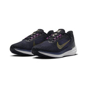 Nike Air Winflo 9 Running Shoes Black Blue Gold DD6203-007