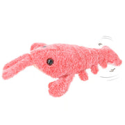 Floppy Lobster Interactive Dog Toy | Motion-Sensor USB Rechargeable Pet Toy