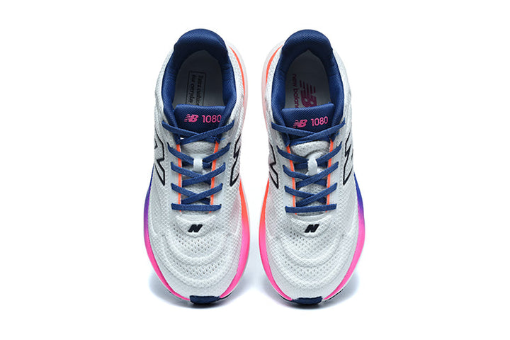 New Balance 1080 Running Shoes White and Blue