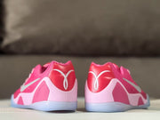 Nike Kobe 9 Pink Silver Basketball Sneakers