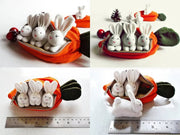🎁 Hide-and-Seek Bunnies in Carrot Pouch