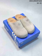 Adidas Originals Adimule Mule Slippers, Suede-Look Closed Toe