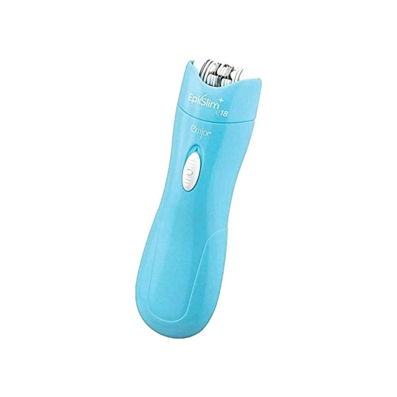 Epi Slim e18 Epilator - 18-Tweezer Hair Removal Device with 3-Disc System, 6-Week -Lasting Results, Portable Battery- Epilator for &, At- & Travel Use (Turquoise, 18 Tweezers, 540 Actions\u002FSec, AA Batter
