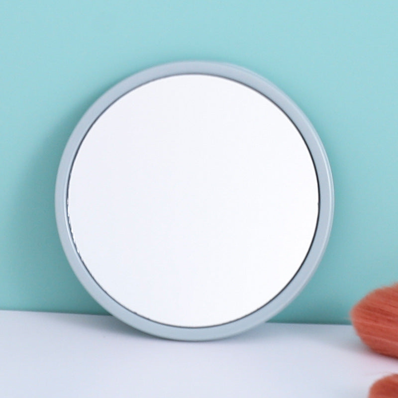 1pc Lightweight Compact Round Mirror - Portable Pocket-Sized HD Makeup Mirror, Available in Pink and Black Frames, Ideal for On-the-Go Touch-Ups, DIY Crafts, Mirror Portable, Best for Christmas