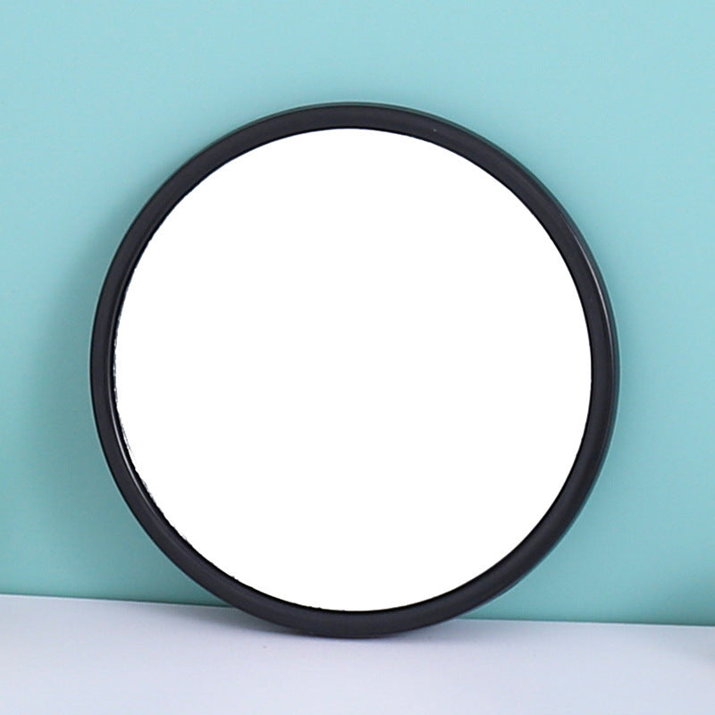 1pc Lightweight Compact Round Mirror - Portable Pocket-Sized HD Makeup Mirror, Available in Pink and Black Frames, Ideal for On-the-Go Touch-Ups, DIY Crafts, Mirror Portable, Best for Christmas