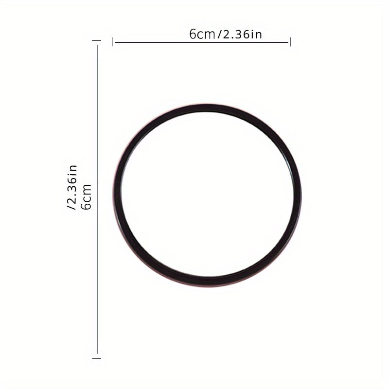 1pc Lightweight Compact Round Mirror - Portable Pocket-Sized HD Makeup Mirror, Available in Pink and Black Frames, Ideal for On-the-Go Touch-Ups, DIY Crafts, Mirror Portable, Best for Christmas