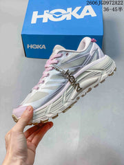 HOKA Mafate Speed 4 Lite Trail Running Shoes, Silver Pink
