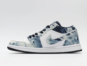 Jordan CZ8455-100 Washed Denim Low-Top Sneakers