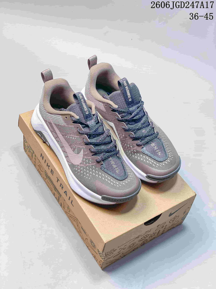 Nike Wildhorse 10 Trail Running Shoes Gray Pink