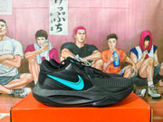 Nike Black and Blue Basketball Shoes