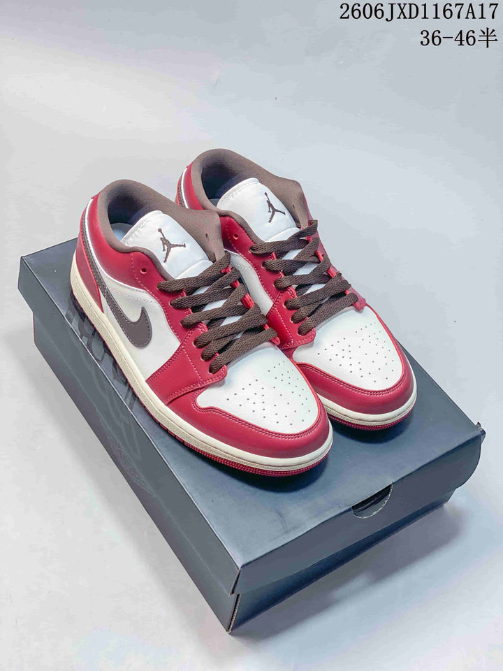 Jordan Air Jordan 1 Low Red White Sneakers IX5004-121