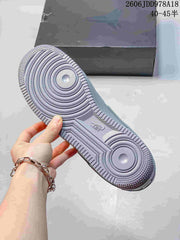 Nike Air Force 1 Low Sneakers, Gray Snake-Pattern
