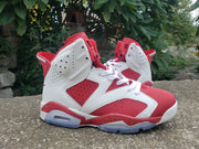 Jordan Air Jordan 6 Sneakers in Red and White