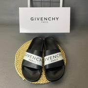 Givenchy Slide Sandals with Graphic Strap