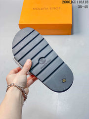 Louis Vuitton Pool Pillow Comfort Monogram Denim Slide Sandals