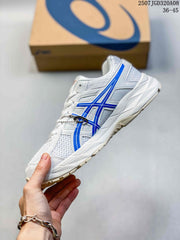ASICS Gel-Contend 4 White and Blue Running Shoes