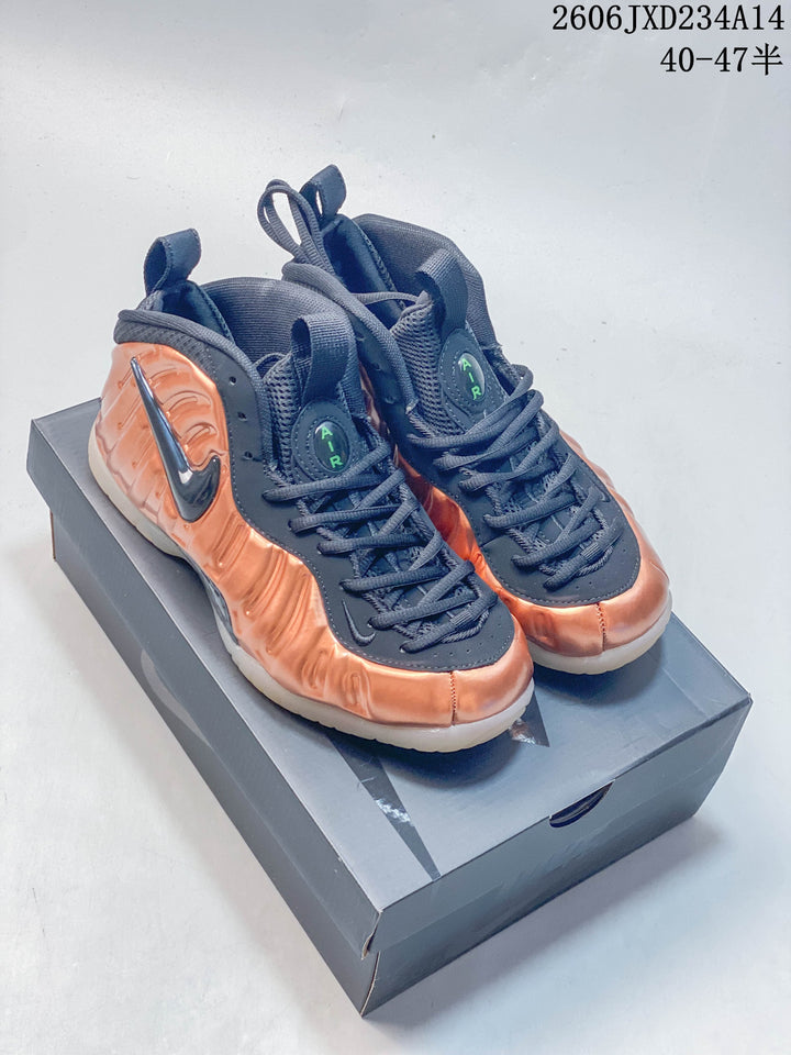 Nike Air Foamposite One Copper Basketball Sneakers 624041-302