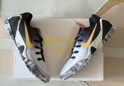 Nike Kobe 9 GiGi Basketball Sneakers White Black Gold