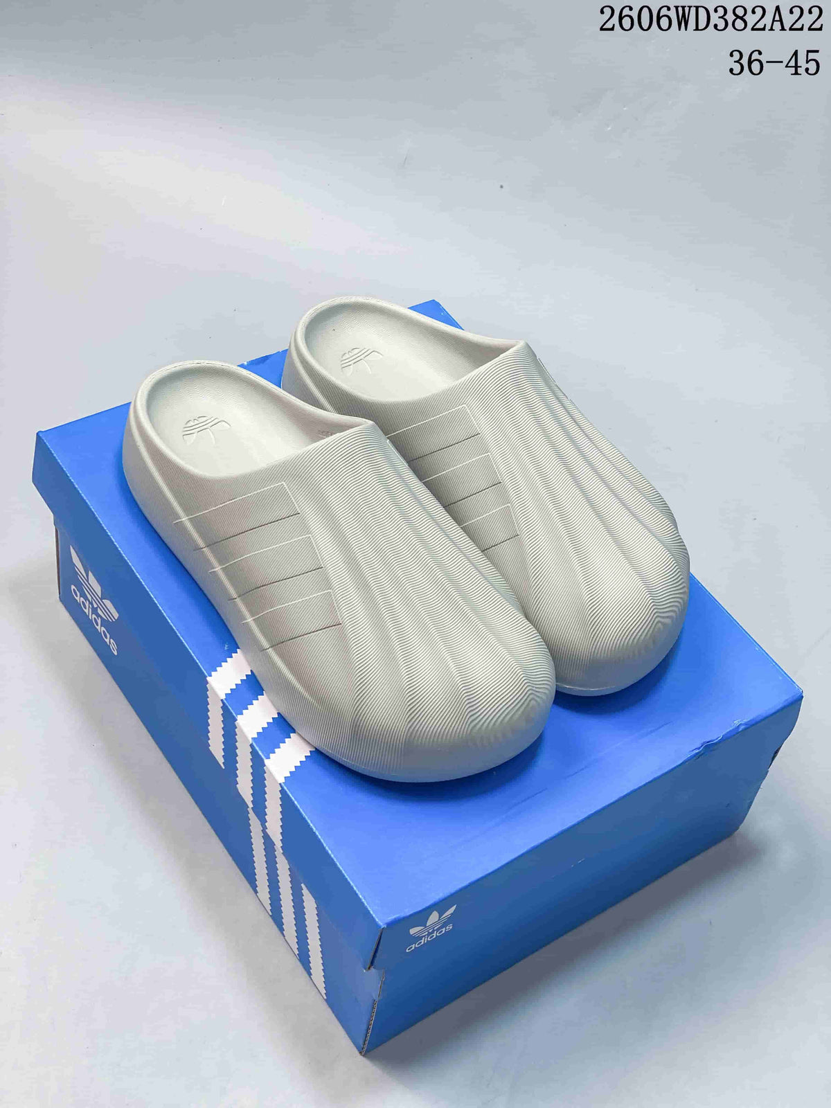 Adidas Originals Adifom Superstar Clogs in Light Gray
