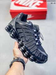 Nike Shox TL Black Mesh Sneakers