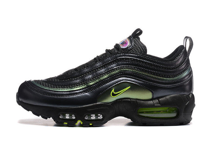 Nike Air Max 97 Black and Green Sneakers