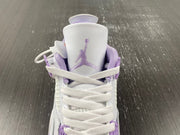 Air Jordan 4 Retro White and Purple Sneakers CT8527-115