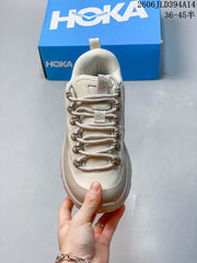 HOKA Tor Summit Low-Top Sneakers in Cream