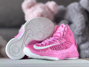 Nike LeBron 10 Pink Kids High-Top Basketball Shoes