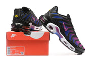 Nike Air Max Plus Black Pink and Blue Sneakers
