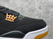 Jordan 4 Retro Sneakers in Black, Green and Tan