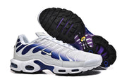 Nike Air Max Plus White and Blue Sneakers