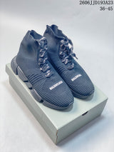 Balenciaga Sock-Style Sneakers in Navy