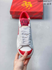 Nike Court Royale AC Sneakers White and Red 2606ND687A17