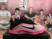 Nike Black and Pink Basketball Sneakers