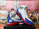 Nike Air Zoom Huarache 2K4 White Blue Red Basketball Shoes