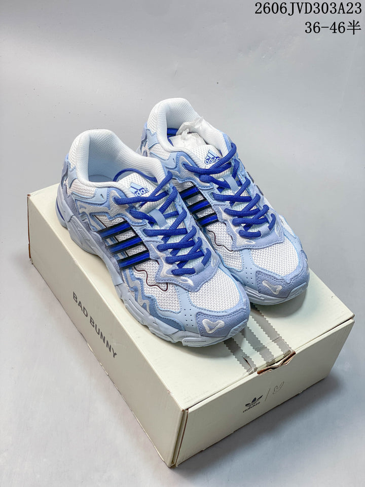 adidas Response CL Bad Bunny Sneakers in Blue and White